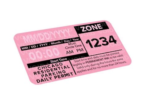 chicago residential parking daily permits.